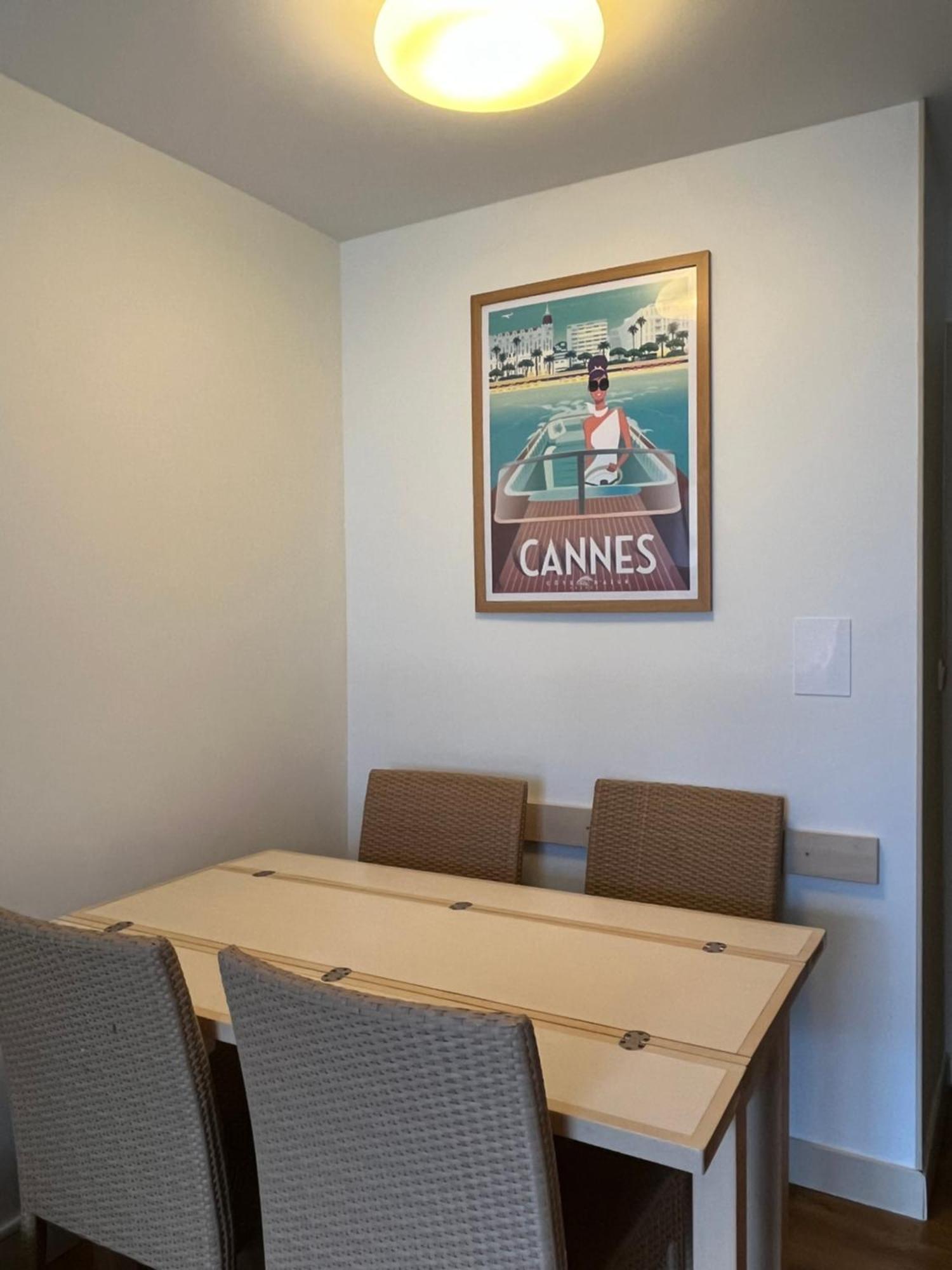 Superbe Appartement Une Chambre Vue Mer Piscine Tennis Cannes Zewnętrze zdjęcie